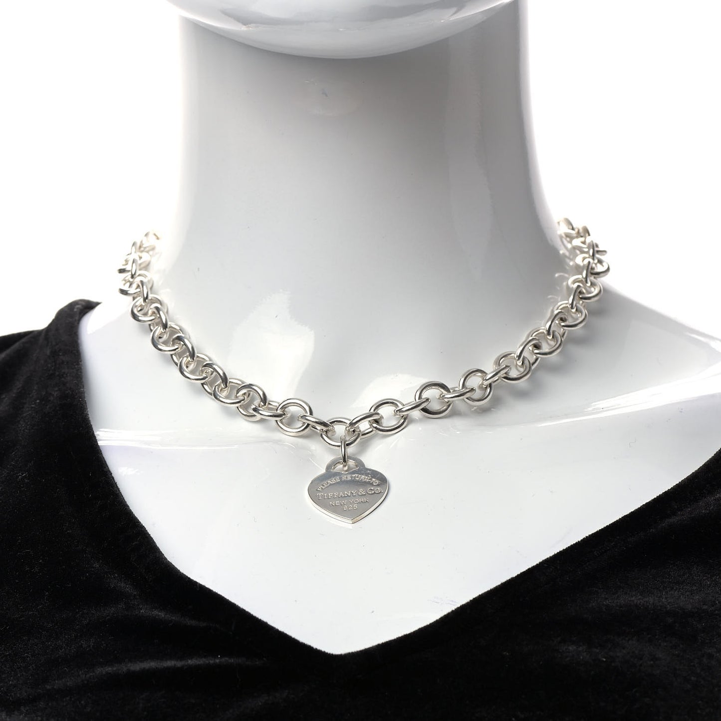 Sterling Silver Return to Tiffany Heart Tag Pendant Necklace