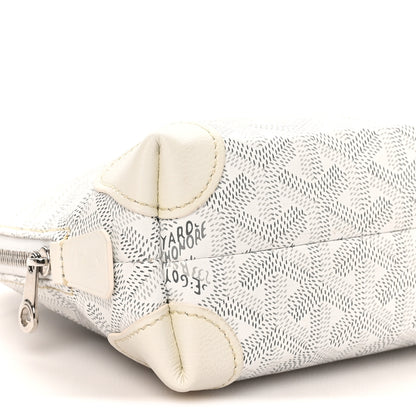 Goyard Goyardine Vendome Toiletry Pouch White 8 of 9
