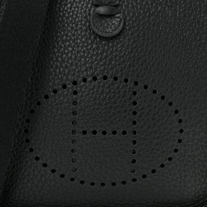 Hermes Taurillon Clemence Evelyne TPM Black 8 of 10