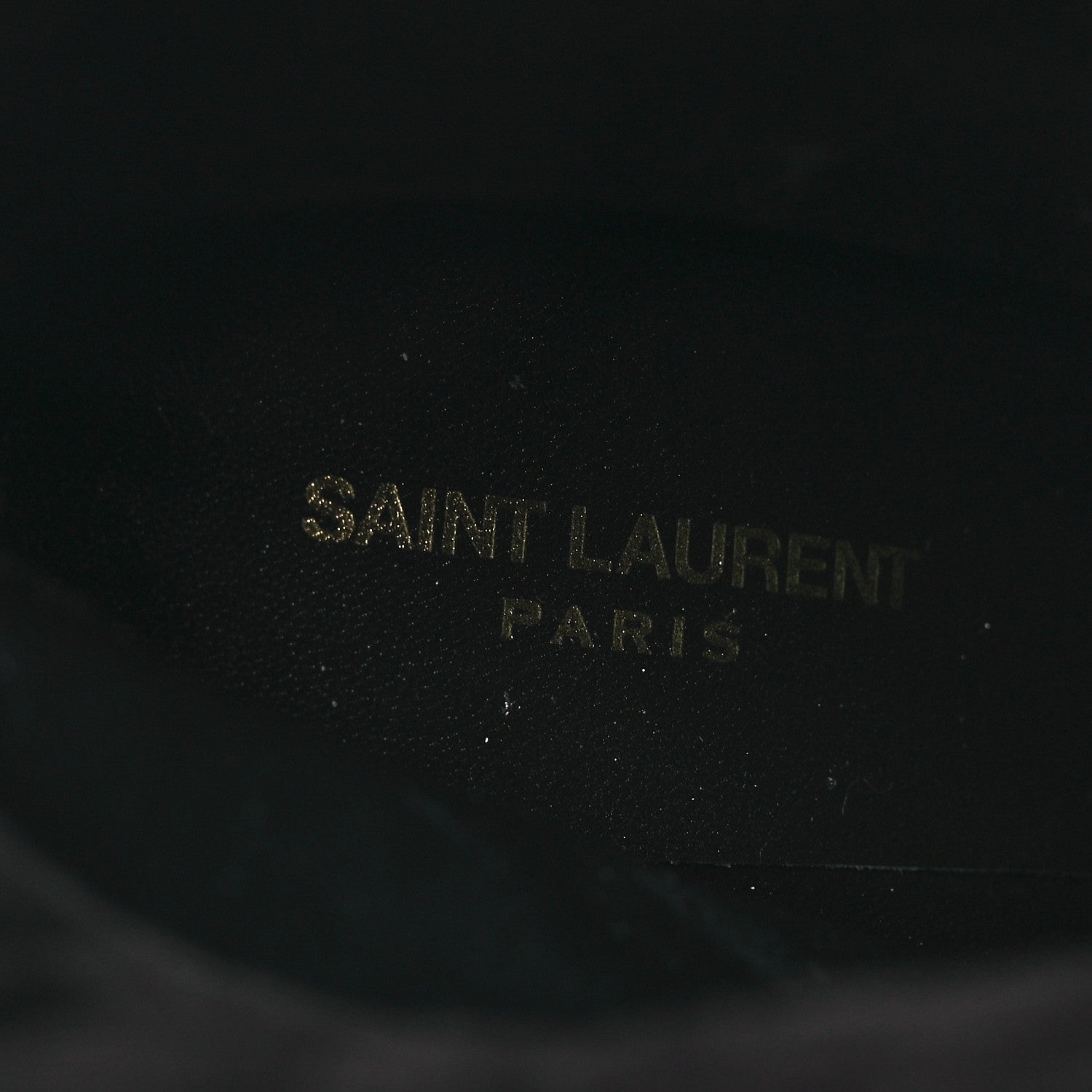 Saint Laurent Kid Scamosciato Niki 85 Wedge Booties 37.5 Black 9 of 11