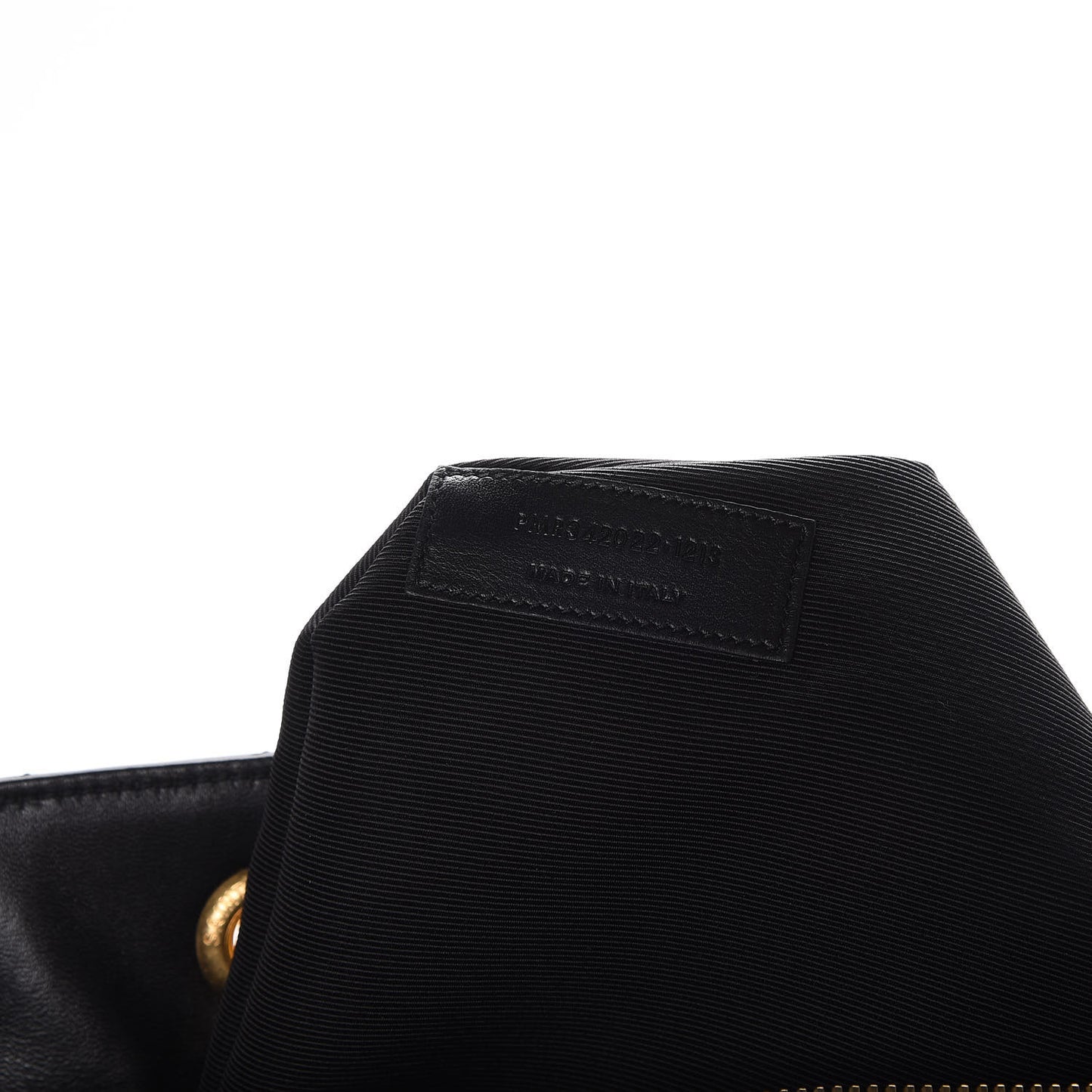 Grain De Poudre Matelasse Chevron Monogram Shopping Bag Black