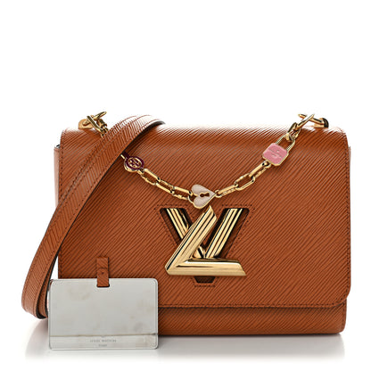 Louis Vuitton Epi Twist Shoulder Bag MM Gold Cipango 5 of 21