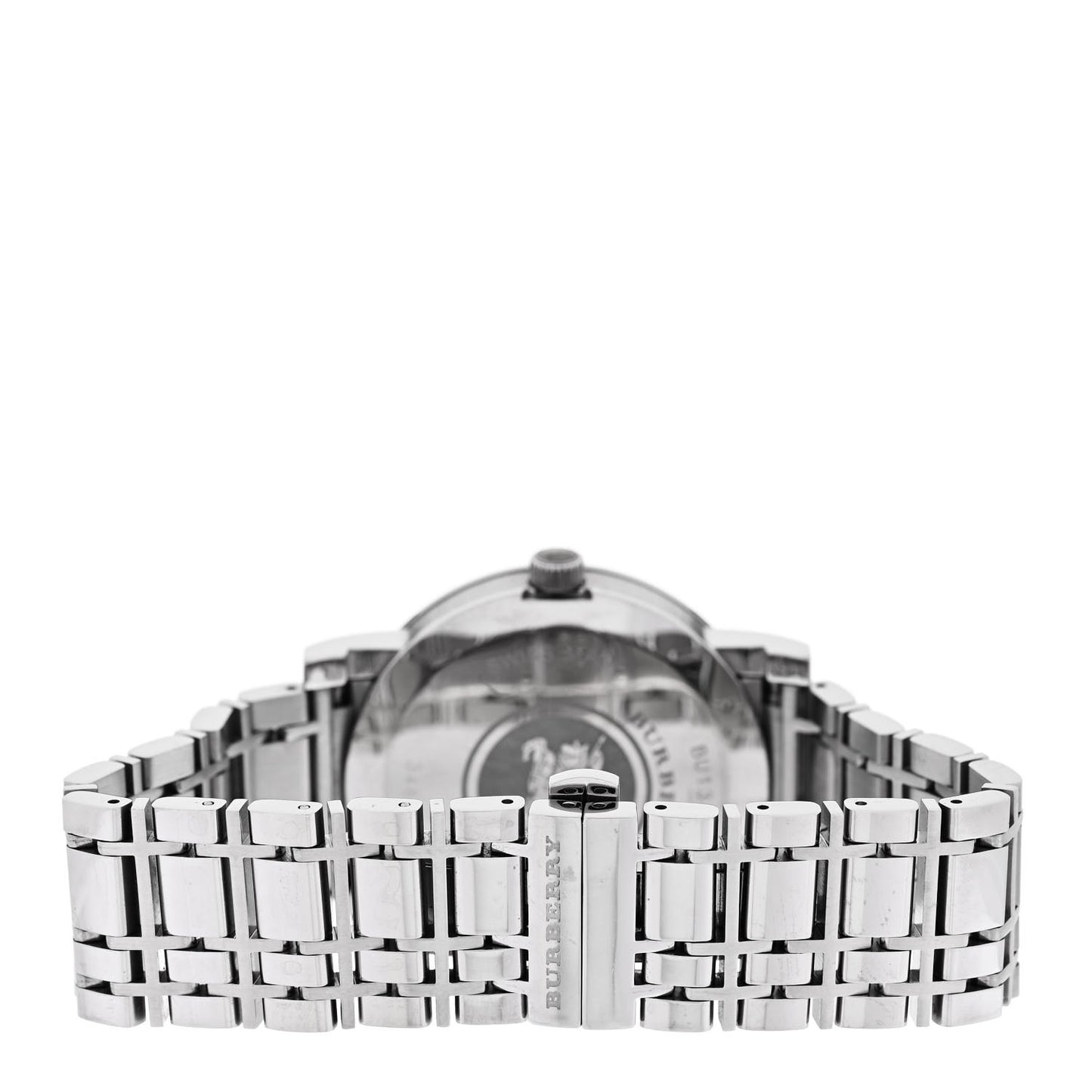 Stainless Steel 38mm Heritage Quartz Watch Black BU1364