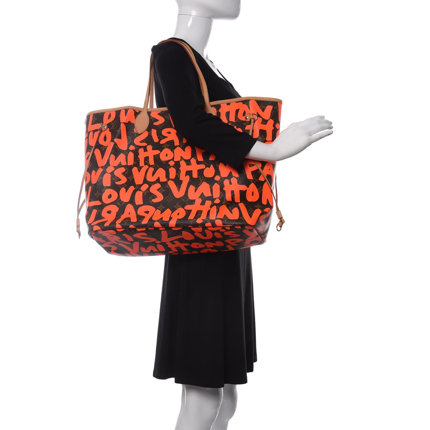 Monogram Graffiti Neverfull GM Orange