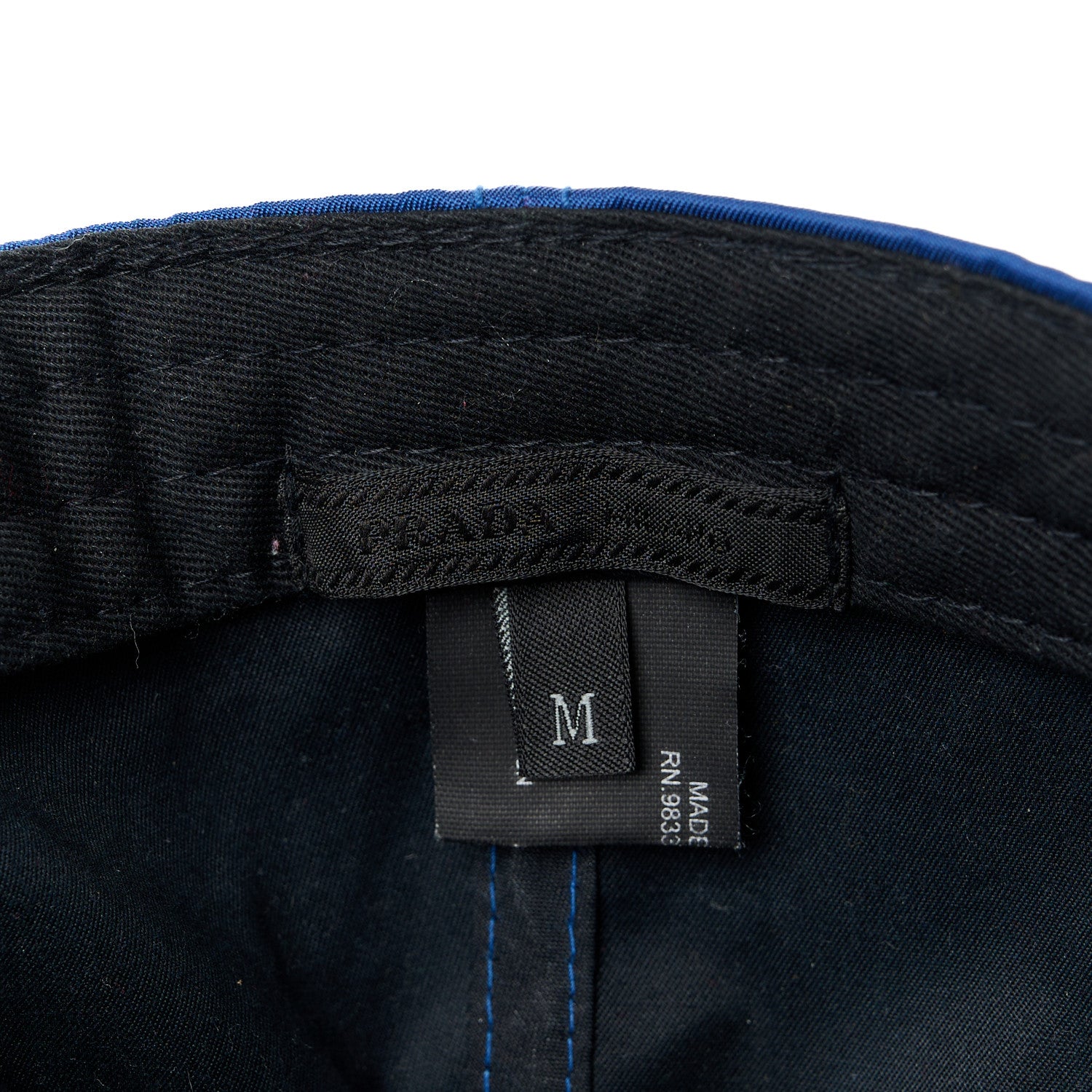 Prada Nylon Mens Baseball Cap M Navy 8 of 8