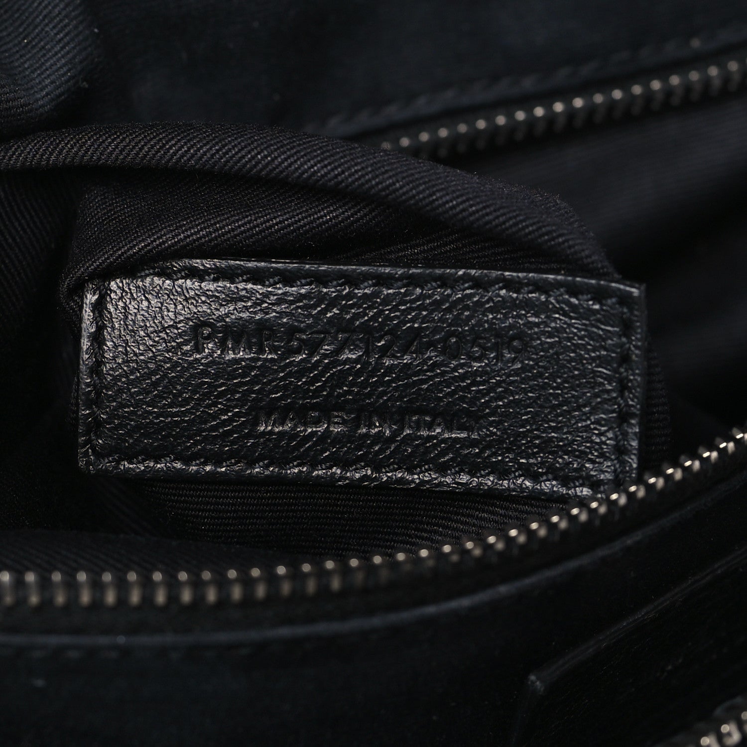 Saint Laurent Crinkled Calfskin Matelasse Monogram Niki Body Bag Black 7 of 9