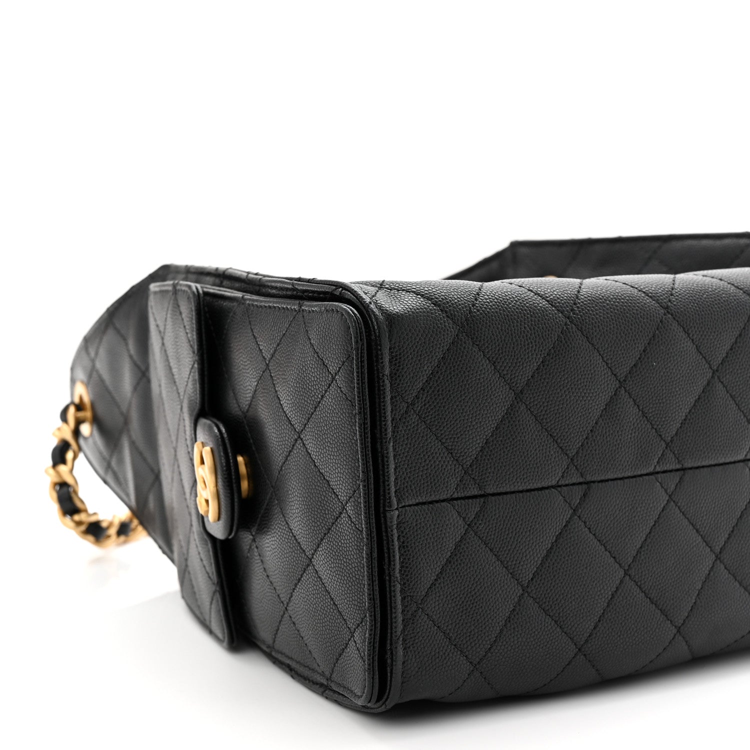 Chanel Caviar Quilted Small Chanel 25 Handbag Black 9 of 11