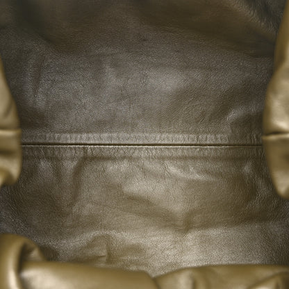 Bottega Veneta Smooth Butter Calf The Pouch Oversized Clutch Kaki Fondent 5 of 10