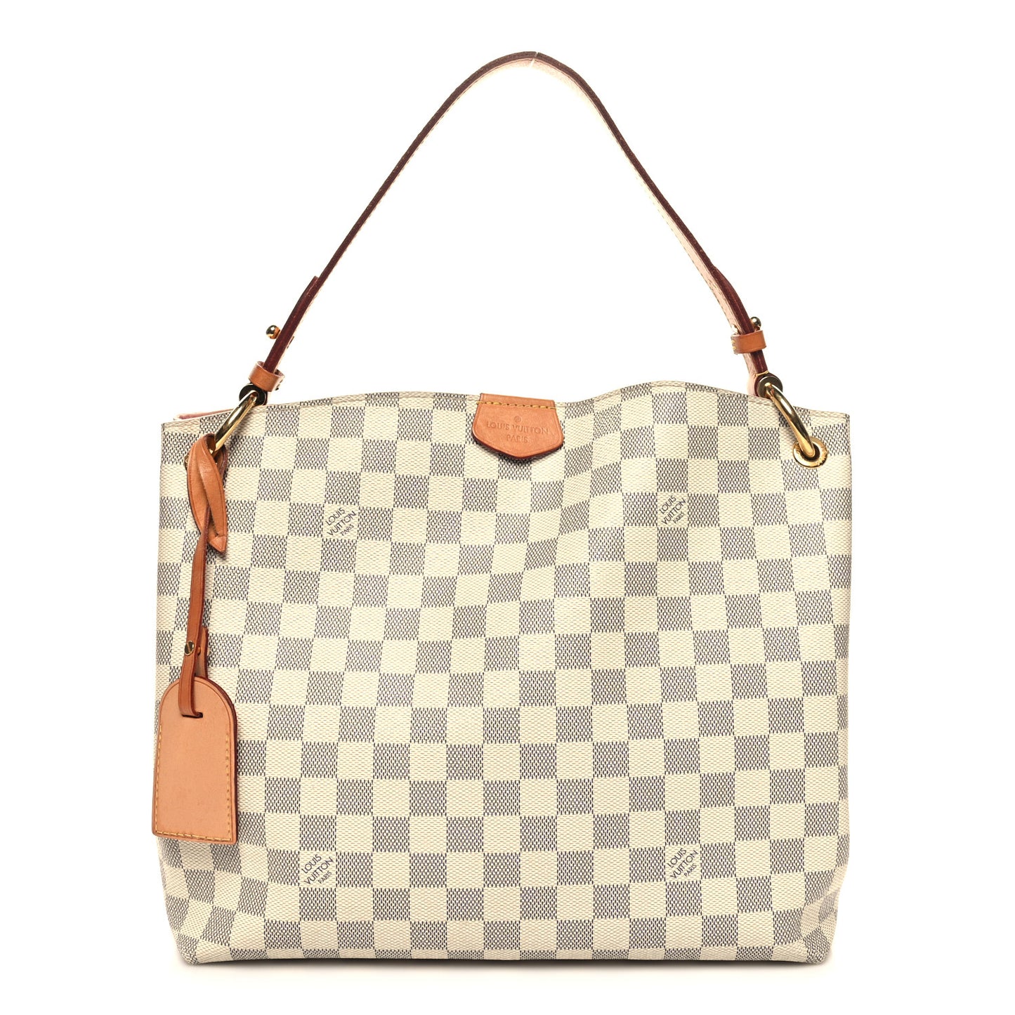Damier Azur Graceful PM Rose Ballerine