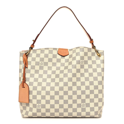 Louis Vuitton Damier Azur Graceful PM Rose Ballerine 1 of 11