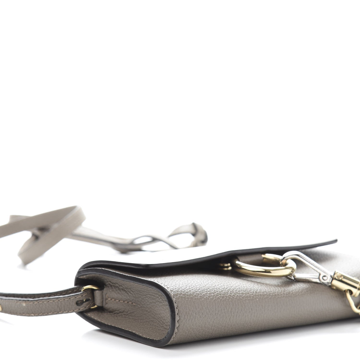 Chloe Calfskin Mini Faye Shoulder Bag Motty Grey 8 of 12