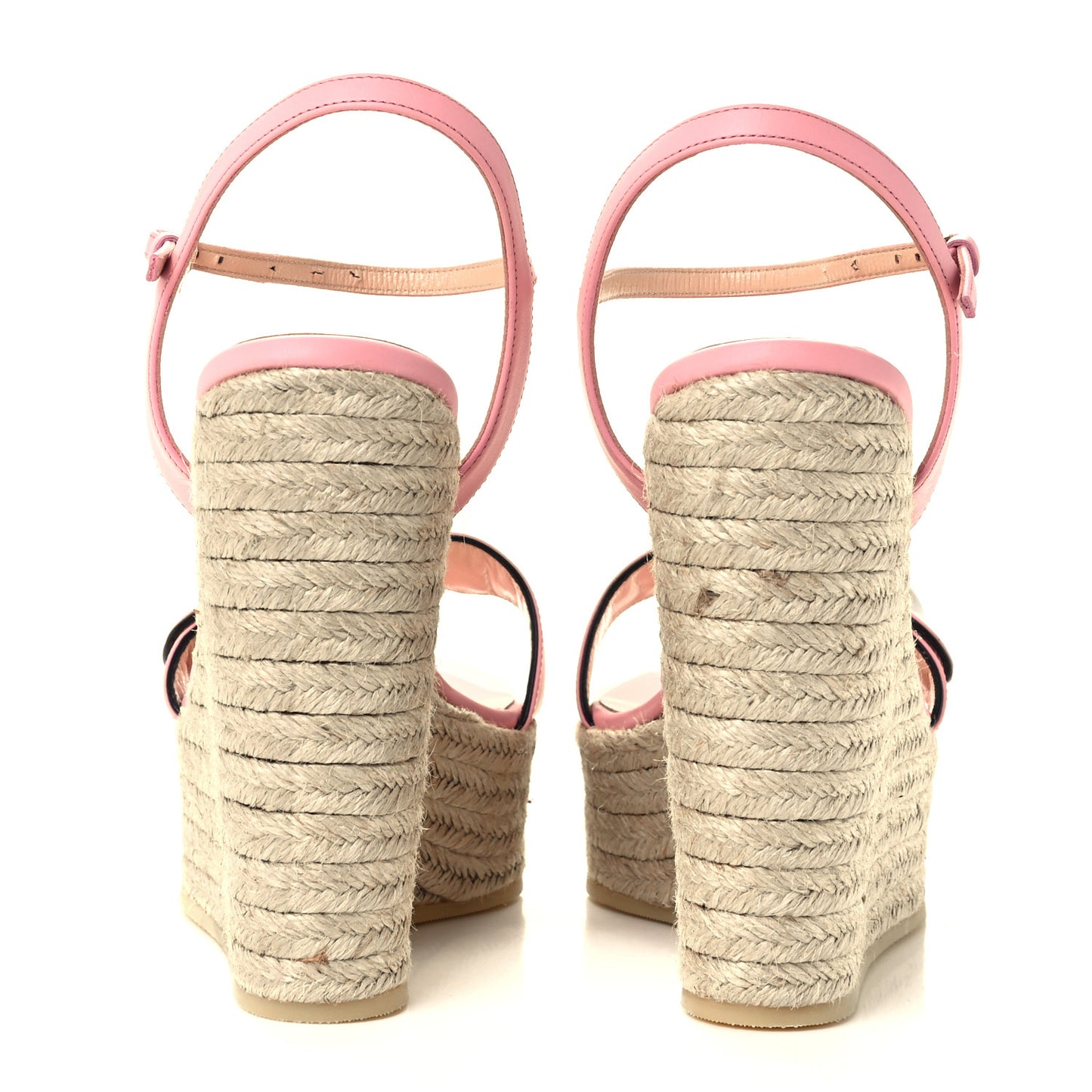 Lifford Calfskin Aitana Espadrille Platform 45/130mm Wedge Sandals 40 Wild Rose