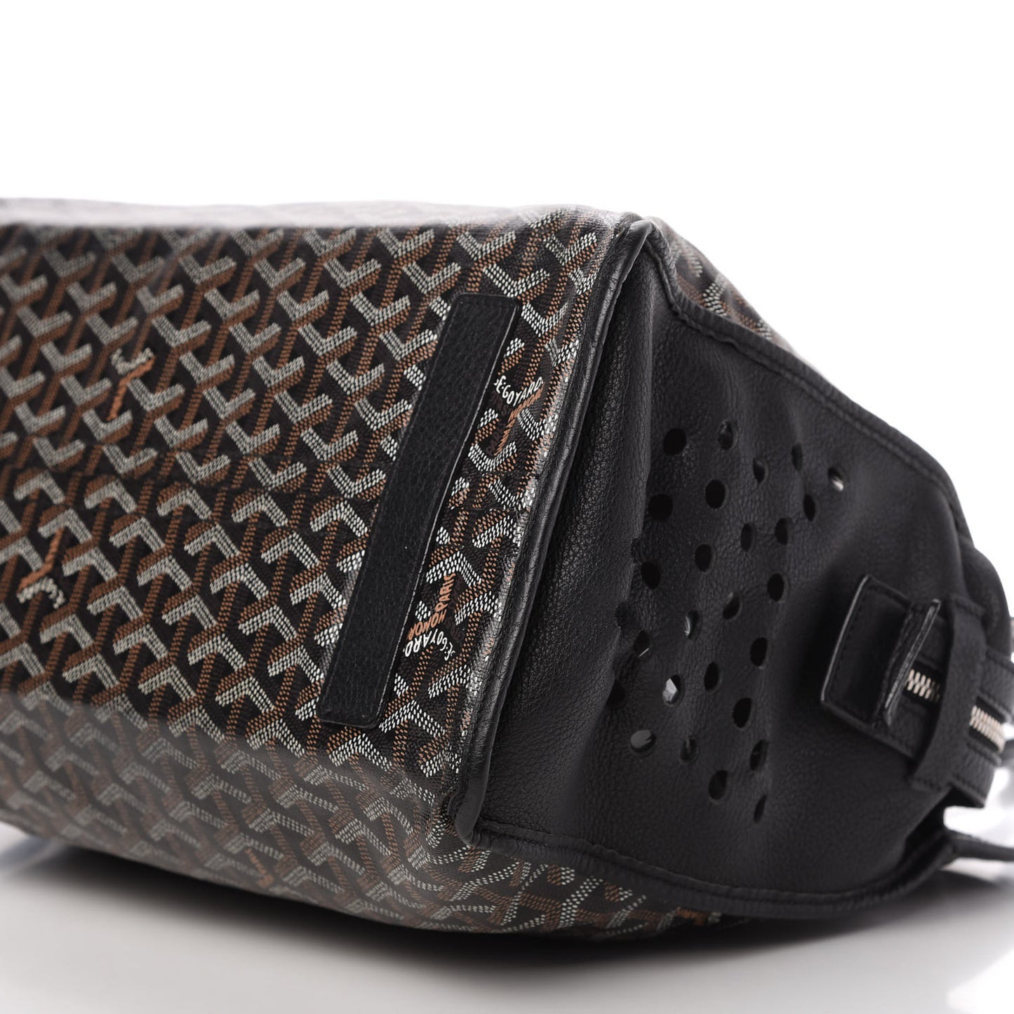Goyardine Sac Hardy Pet Carrier PM Black