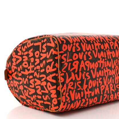 Louis Vuitton Monogram Graffiti Speedy 30 Orange 9 of 10