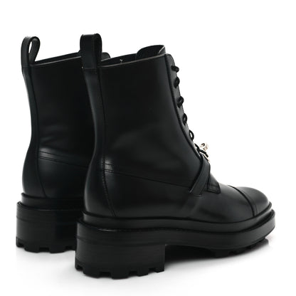 Hermes Glossed Calfskin Funk Ankle Boots 36 Black 4 of 9