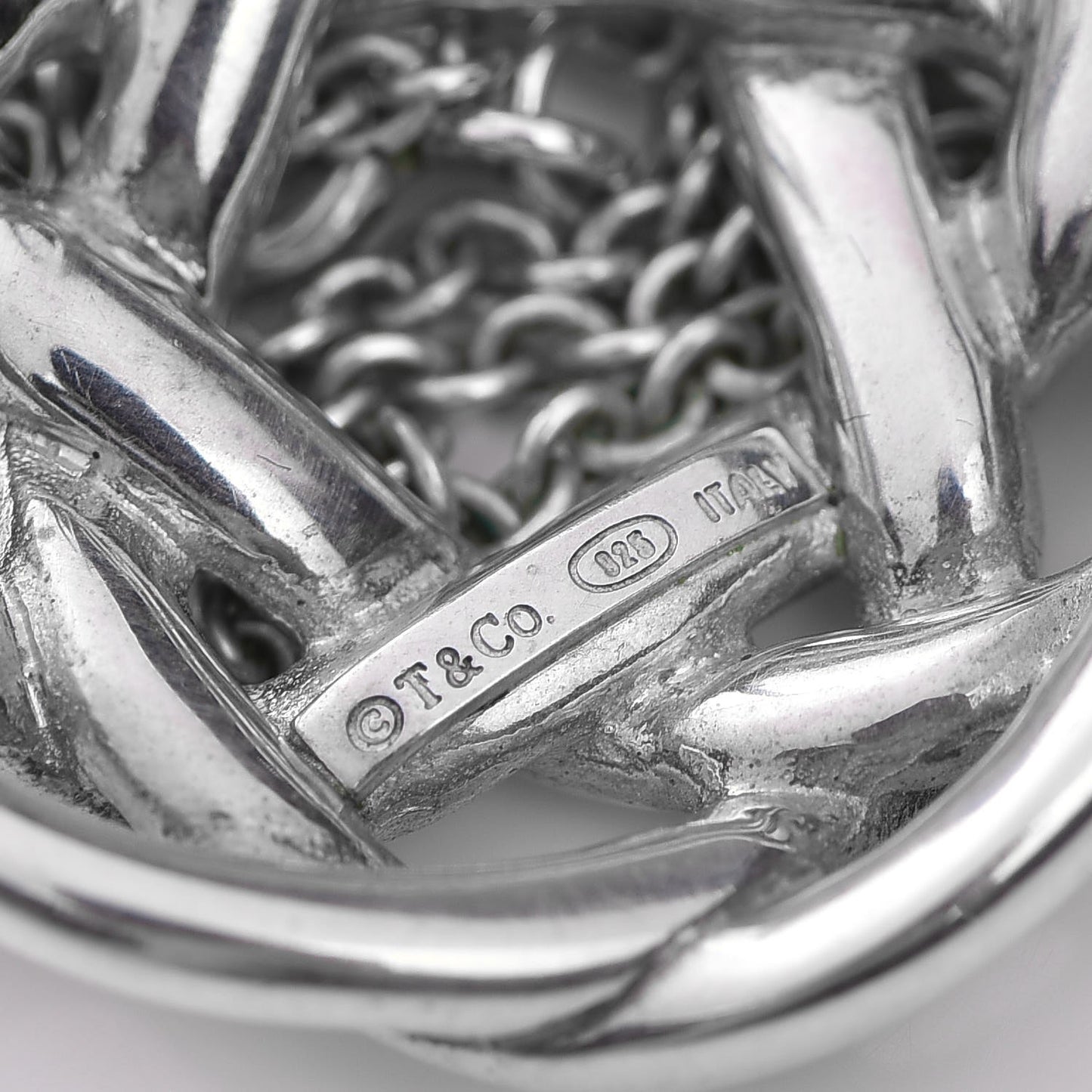 Sterling Silver Love Knot Pendant Necklace