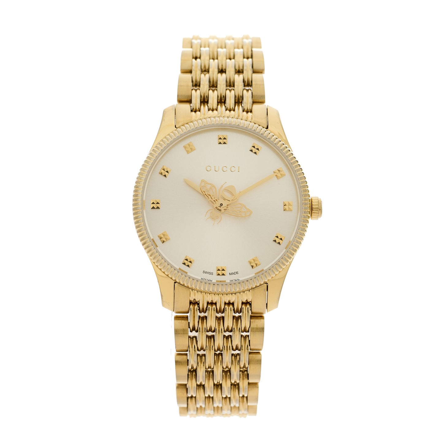 Stainless Steel 29mm G-Timeless Bee Quartz Watch Gold