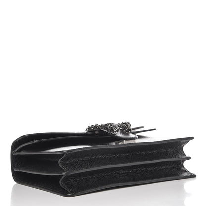 Gucci Pebbled Calfskin Small Dionysus Shoulder Bag Black 5 of 9