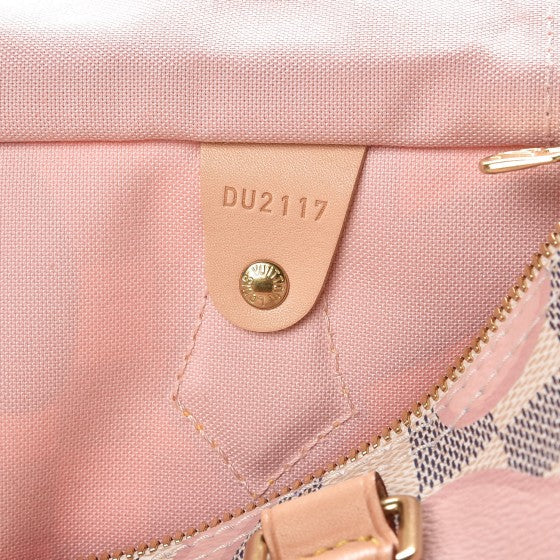 Damier Azur Tahitienne Speedy Bandouliere 30 Rose Ballerine
