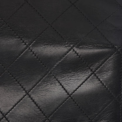 Chanel Lambskin Stitched CC Tote Black 15 of 18