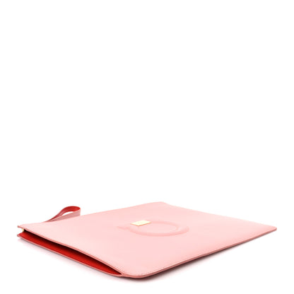 Salvatore Ferragamo Calfskin Gancini CIty Wristlet Pink 4 of 7
