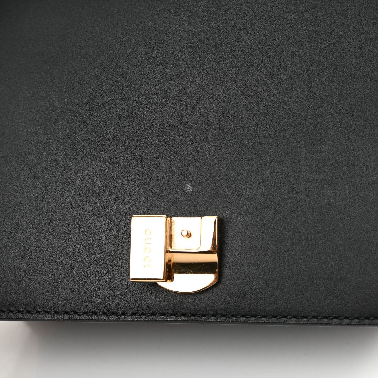 Gucci Calfskin Mini Sylvie Chain Shoulder Bag Black 13 of 15