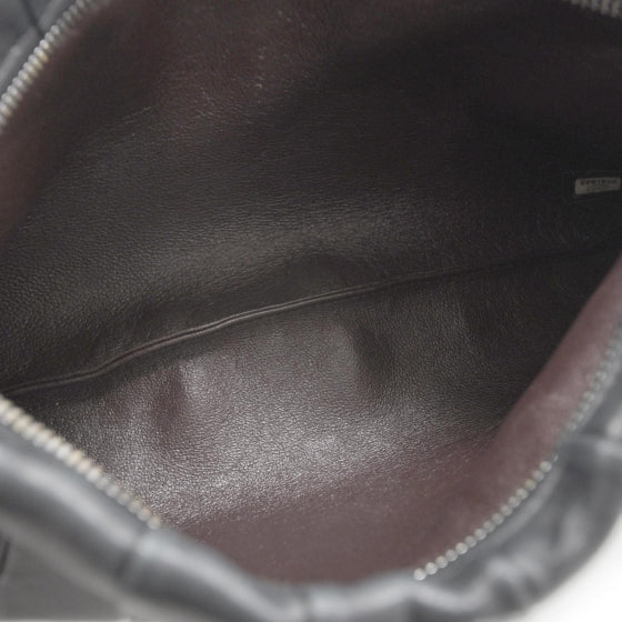 Chanel Lambskin Pleated Tassel Shoulder Bag Blak 6 of 9