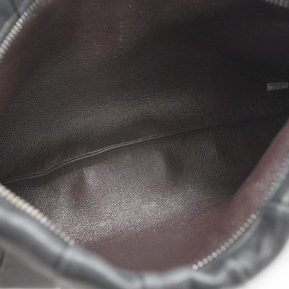 Chanel Lambskin Pleated Tassel Shoulder Bag Blak 6 of 9