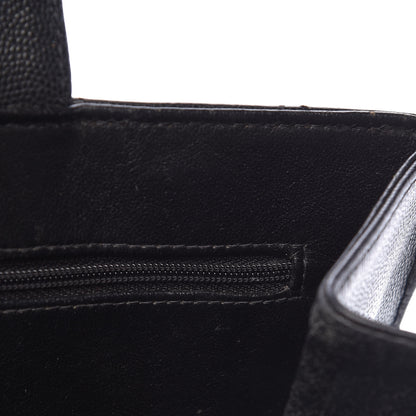 Chanel Caviar Stitched Shopper Tote Black 17 of 30