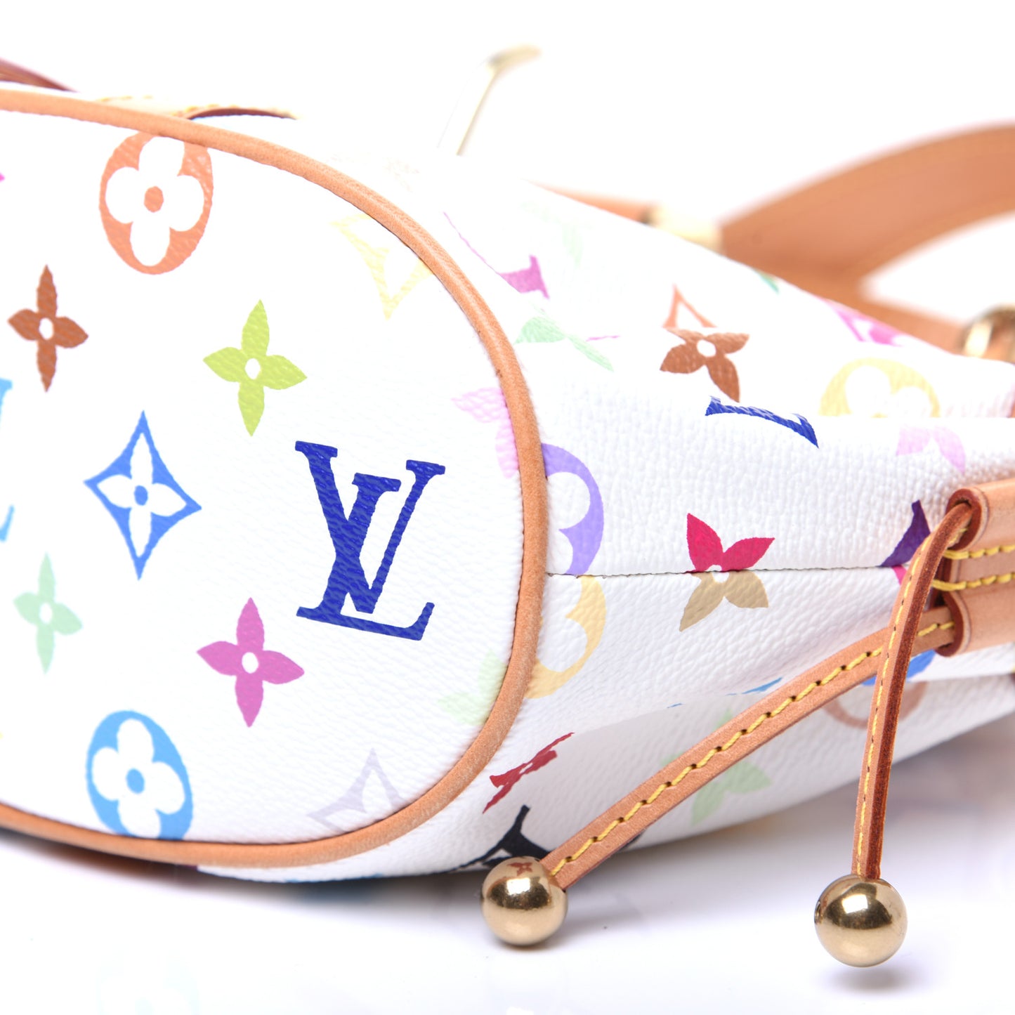 Monogram Multicolor Theda GM White