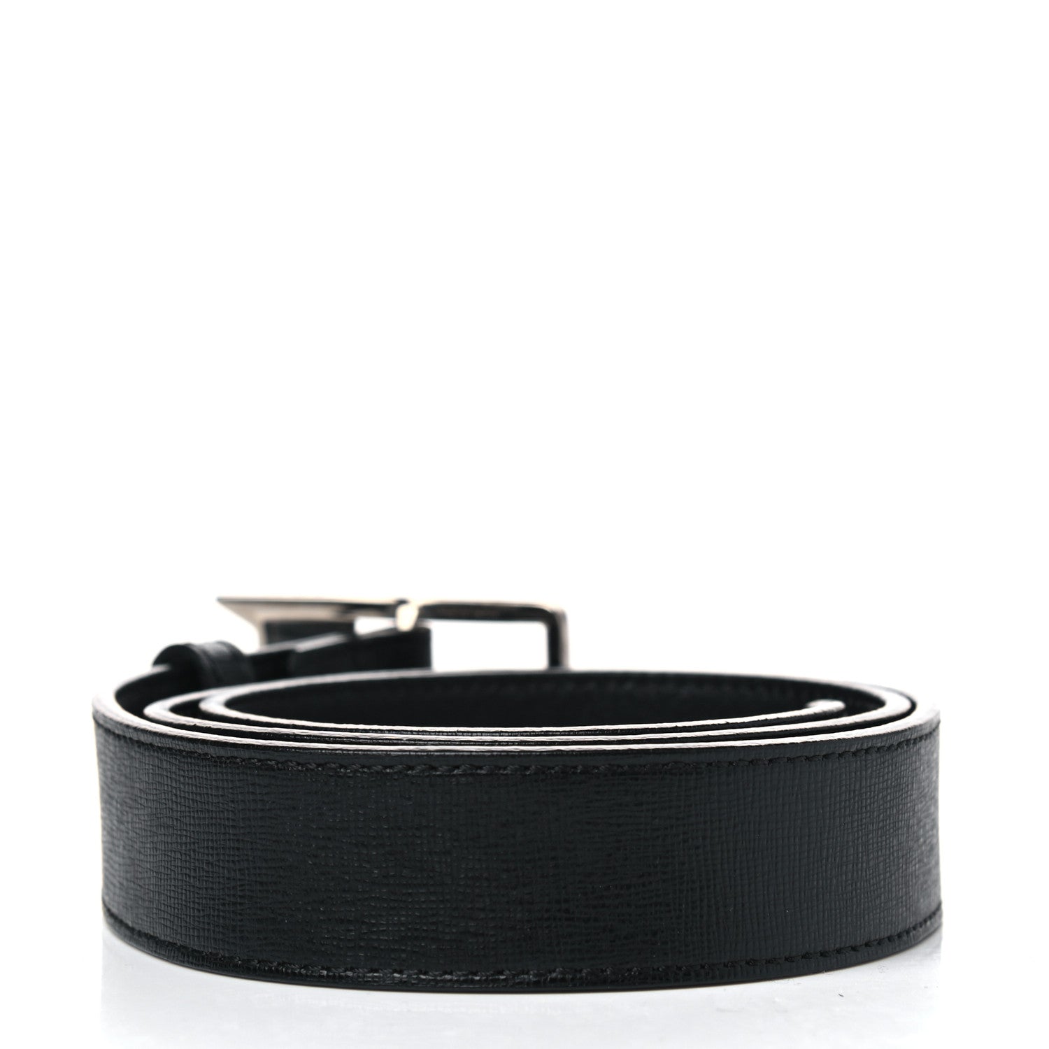 Fendi Vitello Monster Eyes Buckle Belt Black 2 of 6