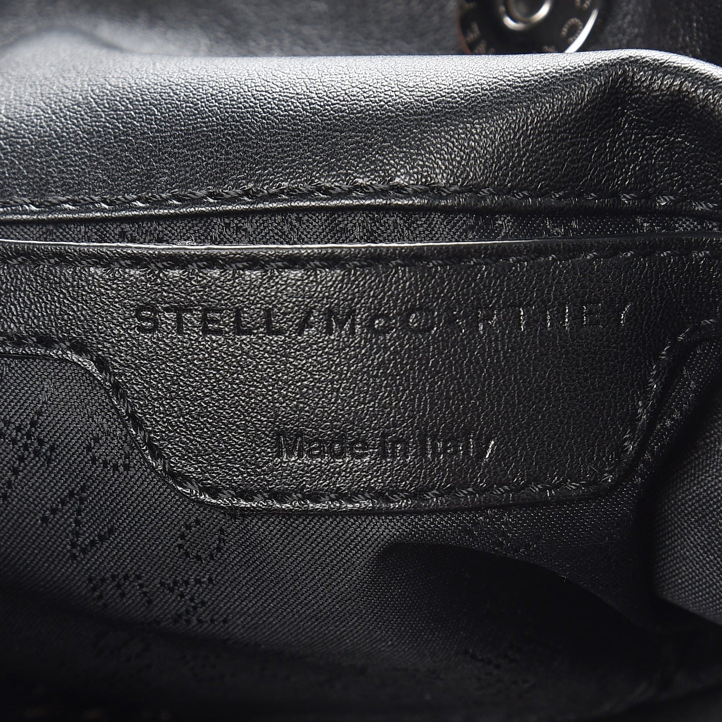 Alter Nappa Embossed Mini Star Falabella Tote Black