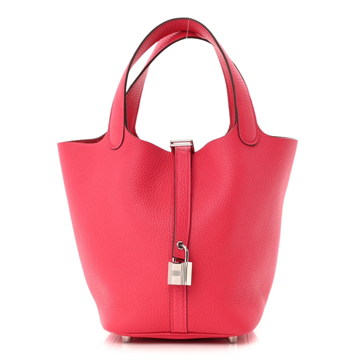 Taurillon Clemence Picotin Lock 18 PM Rose Extreme