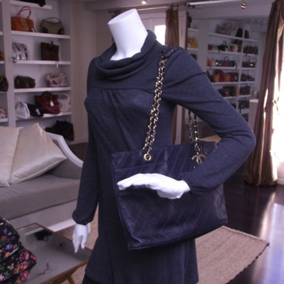 Chanel Vintage Lambskin Shopping Tote 2 of 11