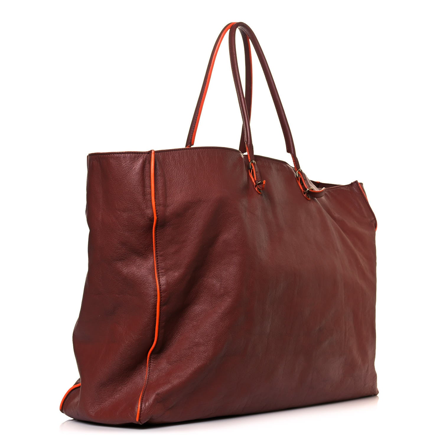 Balenciaga Veau Papier A3 Tote Orange Brulee 2 of 24