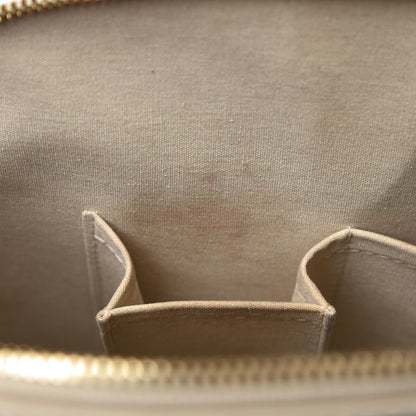 Louis Vuitton Vernis Alma GM Blanc Corail 10 of 14