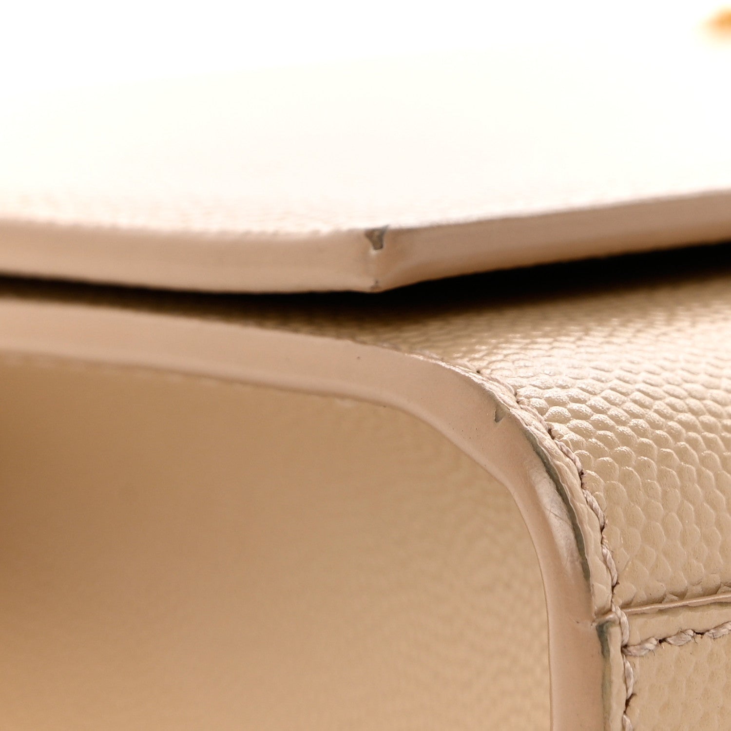 Saint Laurent Grain De Poudre Medium Monogram Kate Satchel Nude Powder 11 of 12