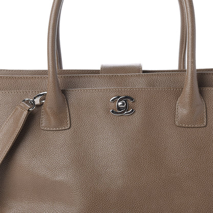 Chanel Calfskin Cerf Executive Shopper Tote Beige 15 of 16
