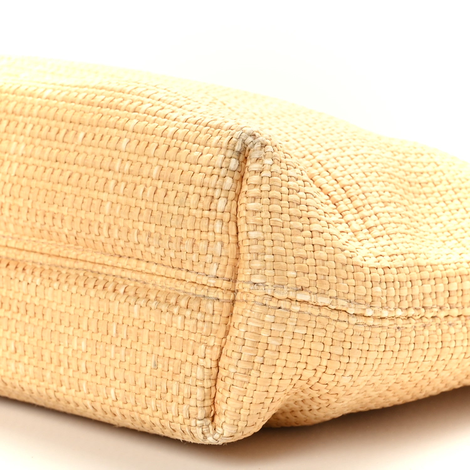 Chanel Straw Raffia Summer Tote Beige Brown 9 of 12