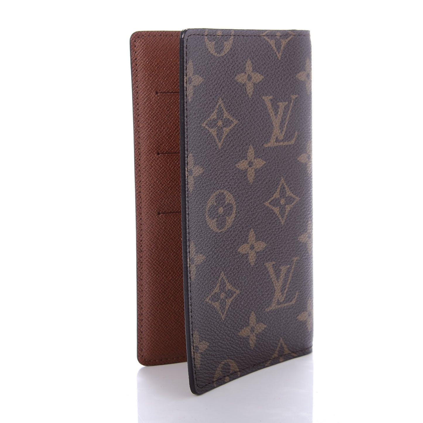 Monogram Checkbook Holder Case Wallet
