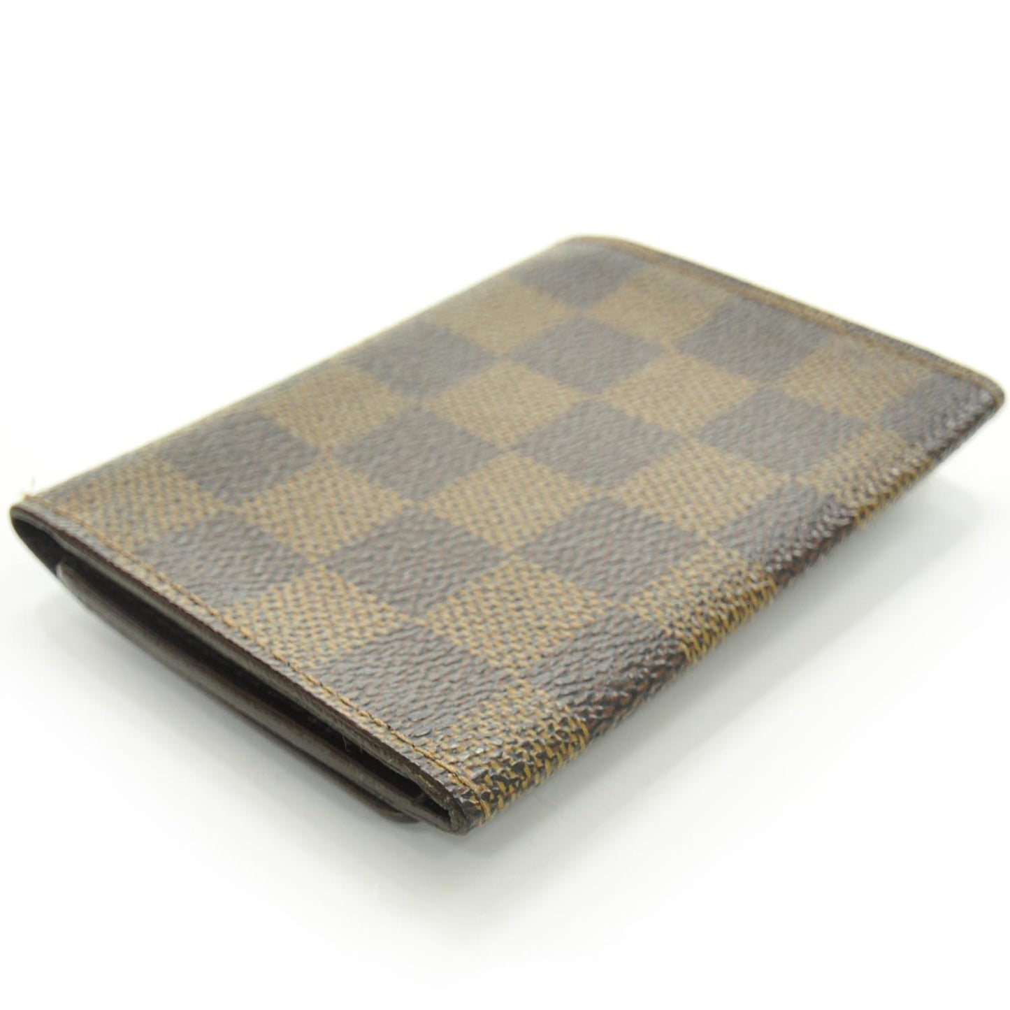 Damier Ebene Business Card Holder