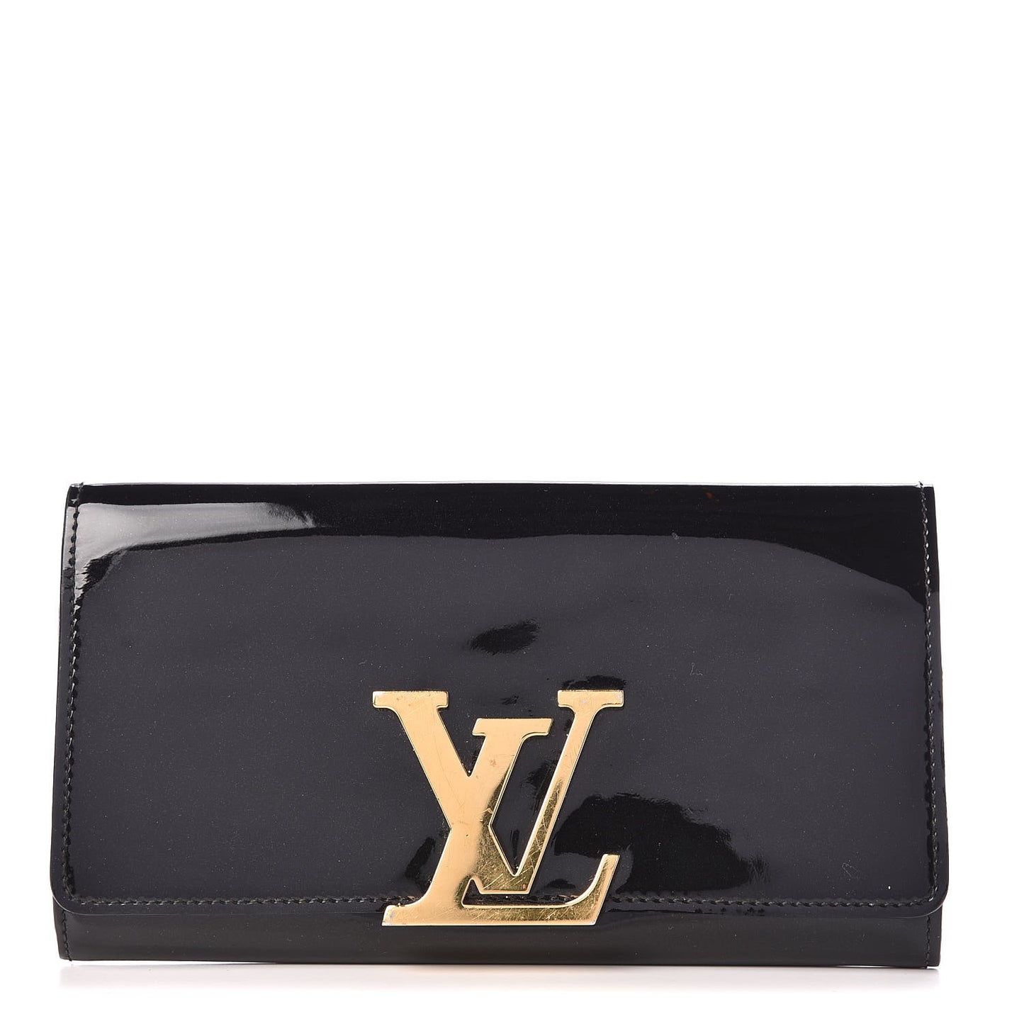Patent Louise Wallet Black