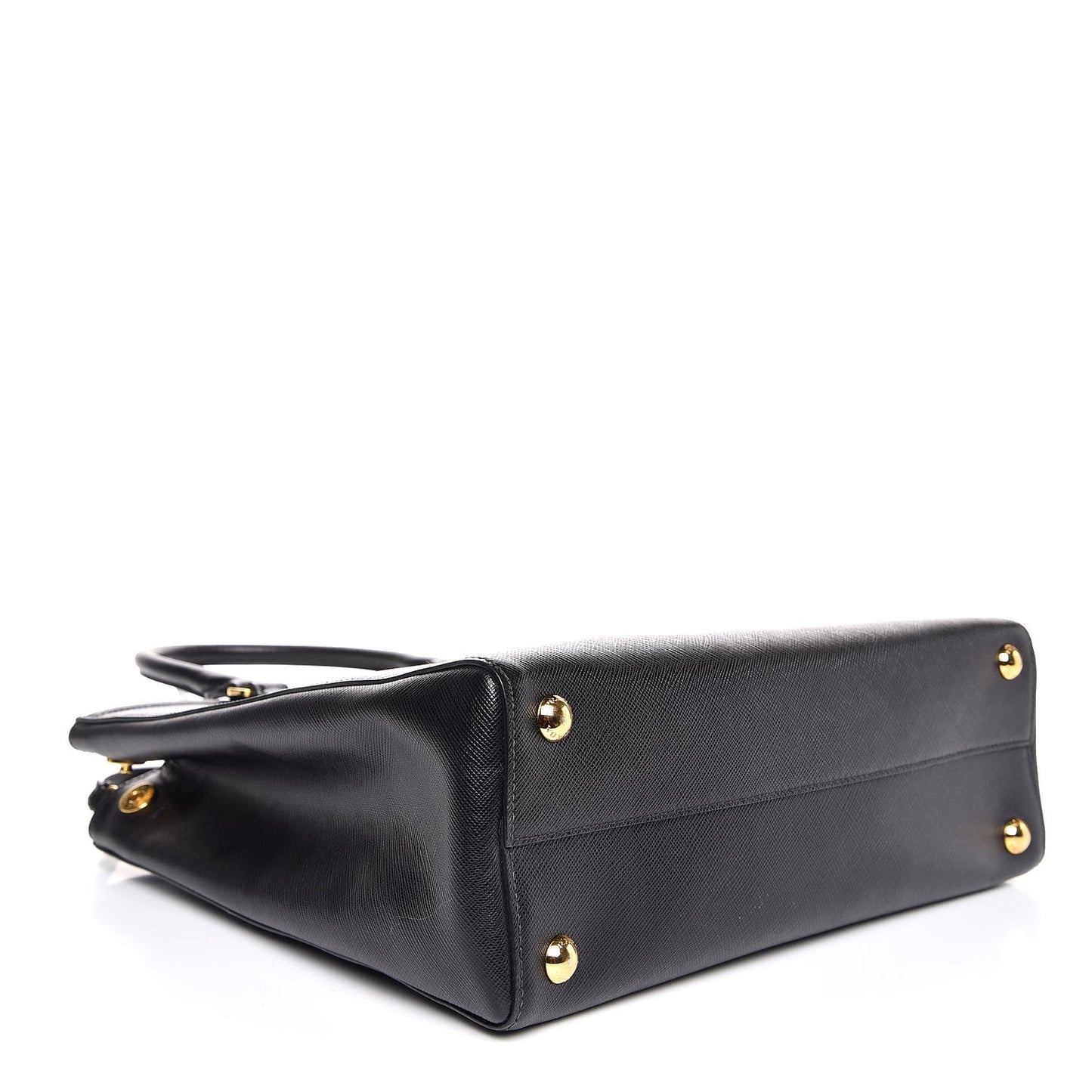 Saffiano Lux Small Parabole Tote Black