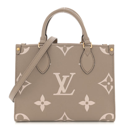 Louis Vuitton Empreinte Monogram Giant Onthego PM Tourterelle Creme 1 of 10