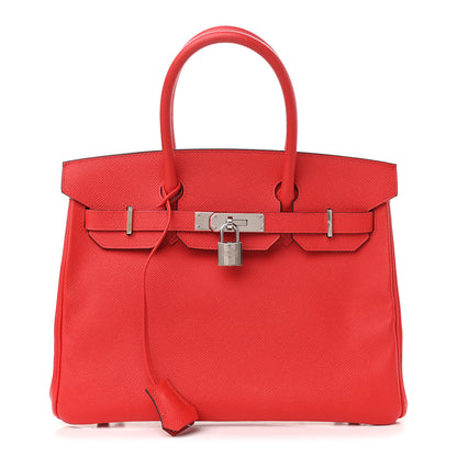 Hermes Epsom Birkin 30 Rouge De Coeur 1 of 10