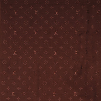 Louis Vuitton Silk Monogram Monaco Scarf Brown 1 of 5
