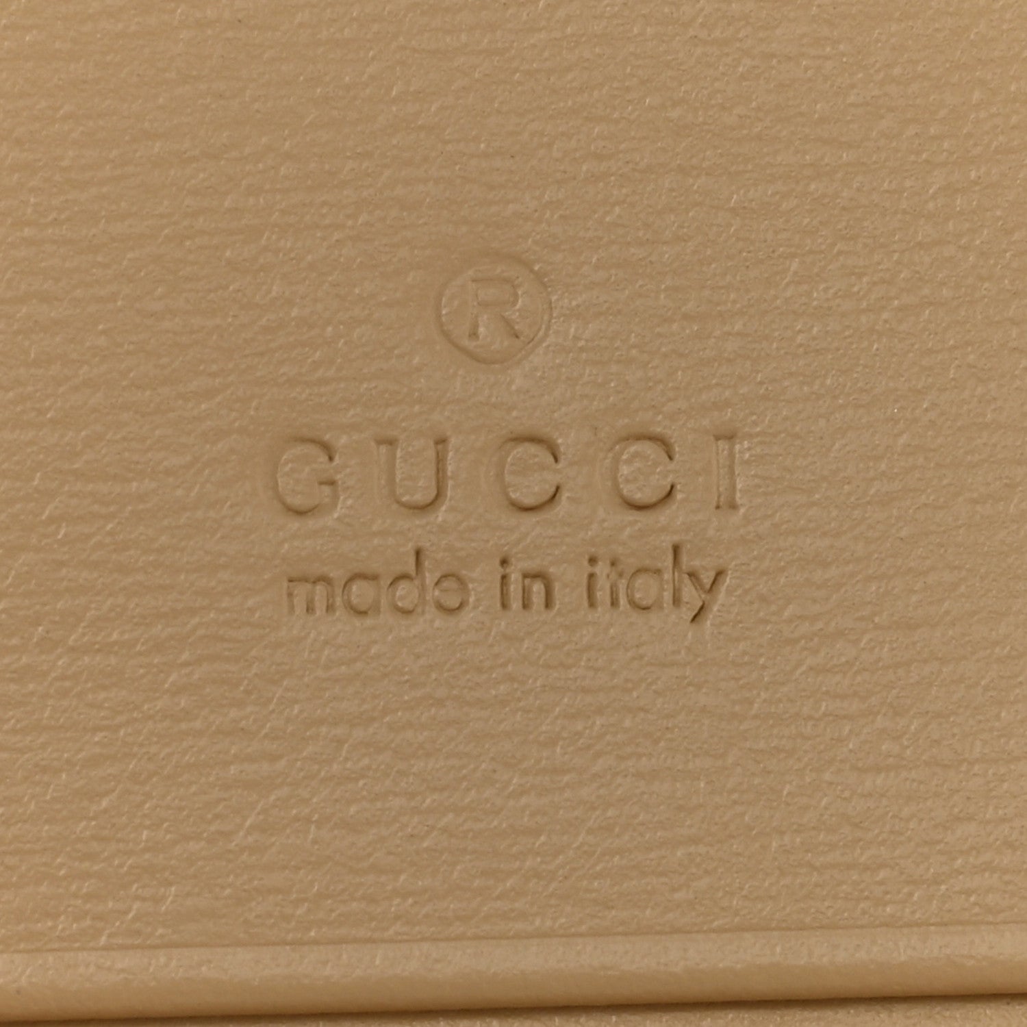 Gucci Boarded Plutone Calfskin Horsebit 1955 Card Case Wallet Bubble Tea 8 of 10