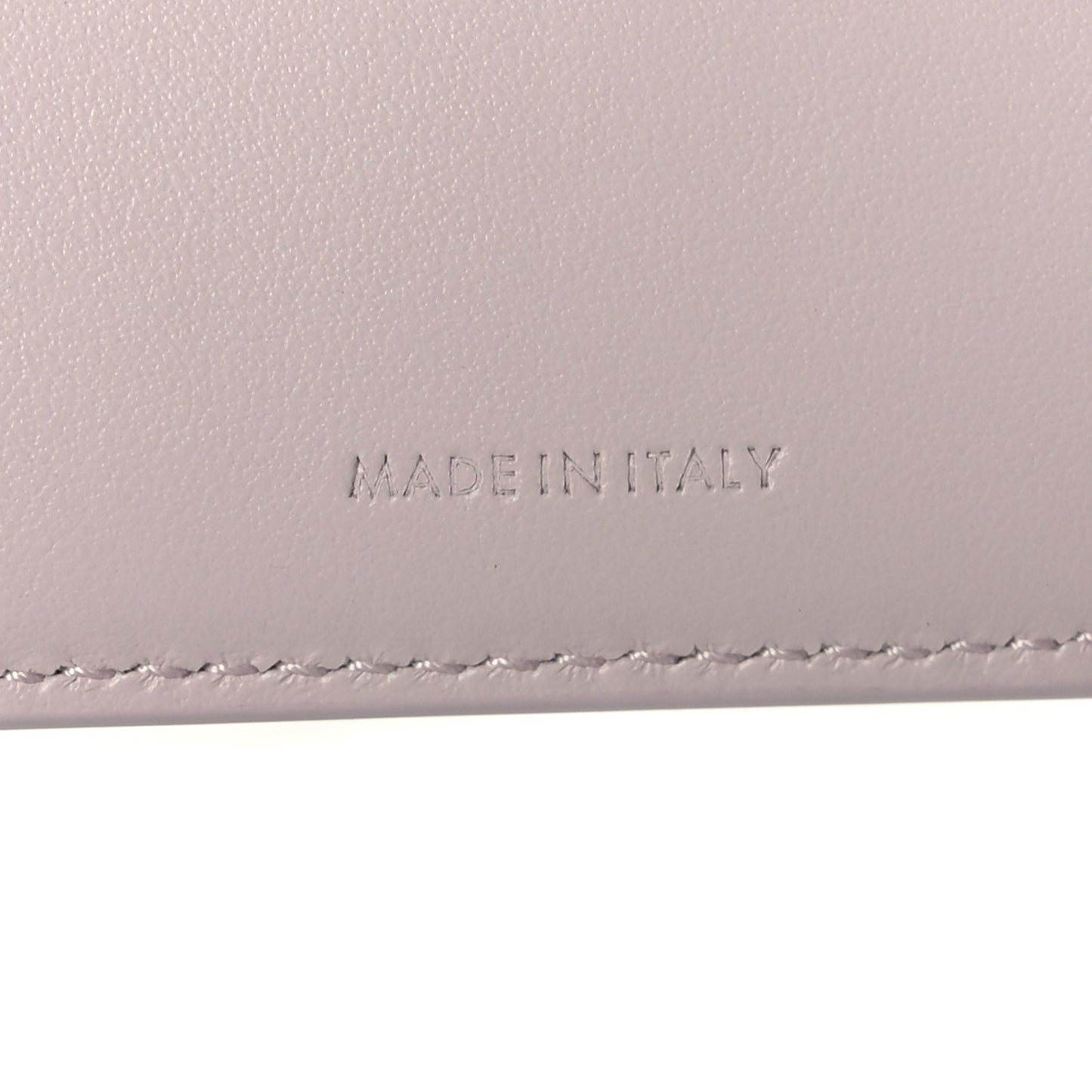 Grained Calfskin Medium Multifunction Strap Wallet Peony Carmin