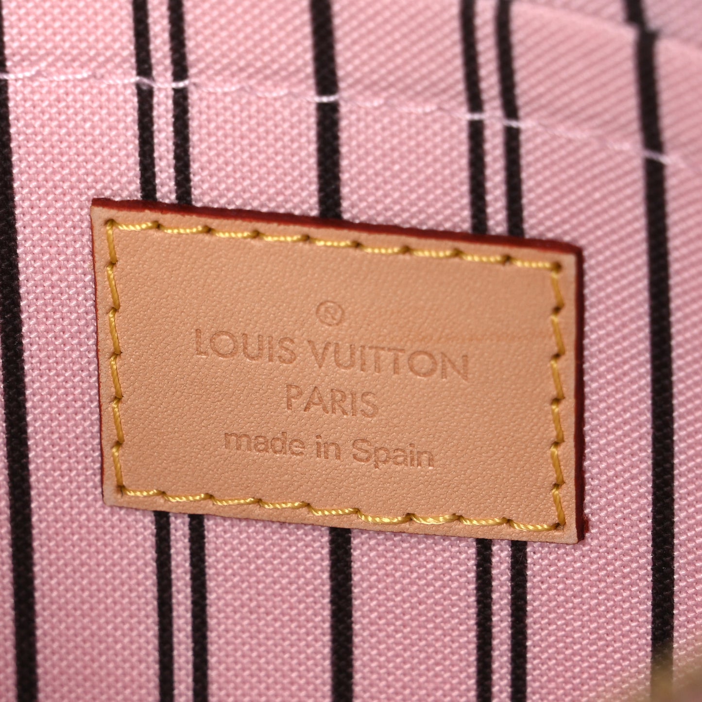 Monogram Neverfull MM GM Pochette Rose Ballerine