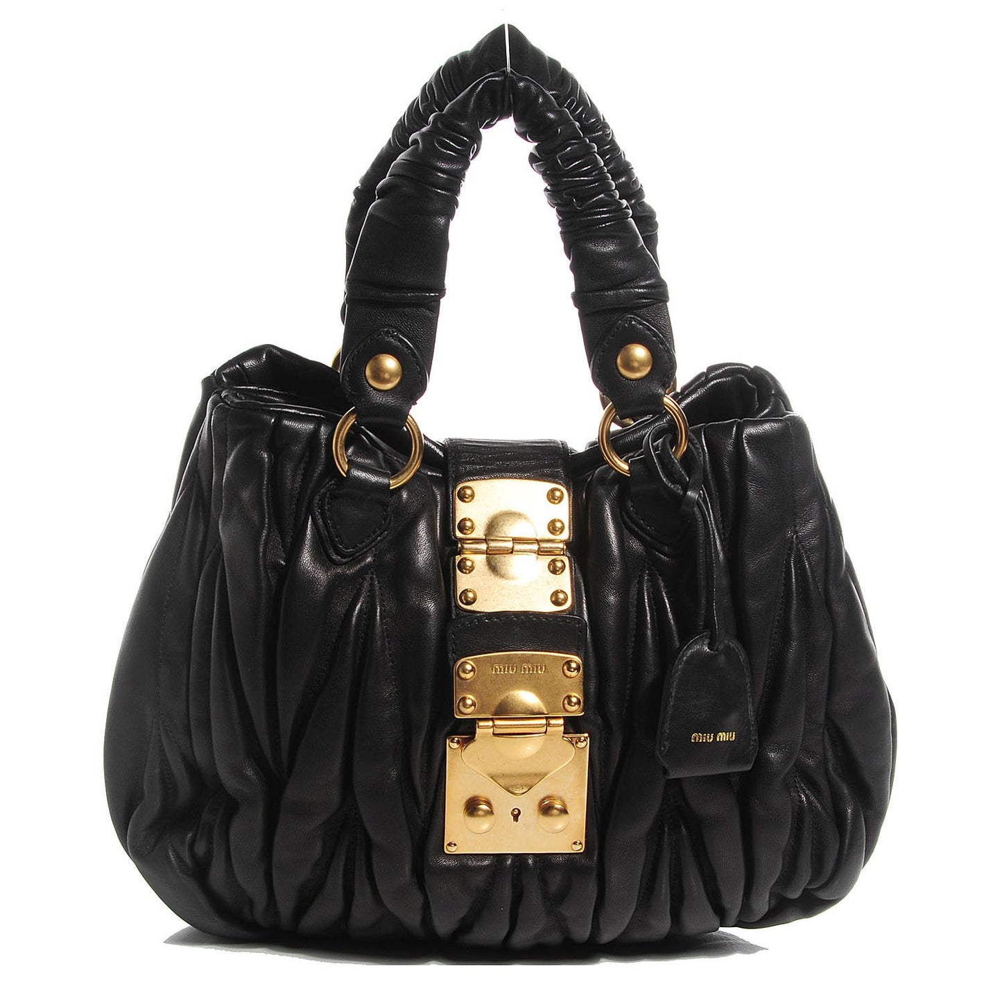 Nappa Matelasse Tote Nero Black